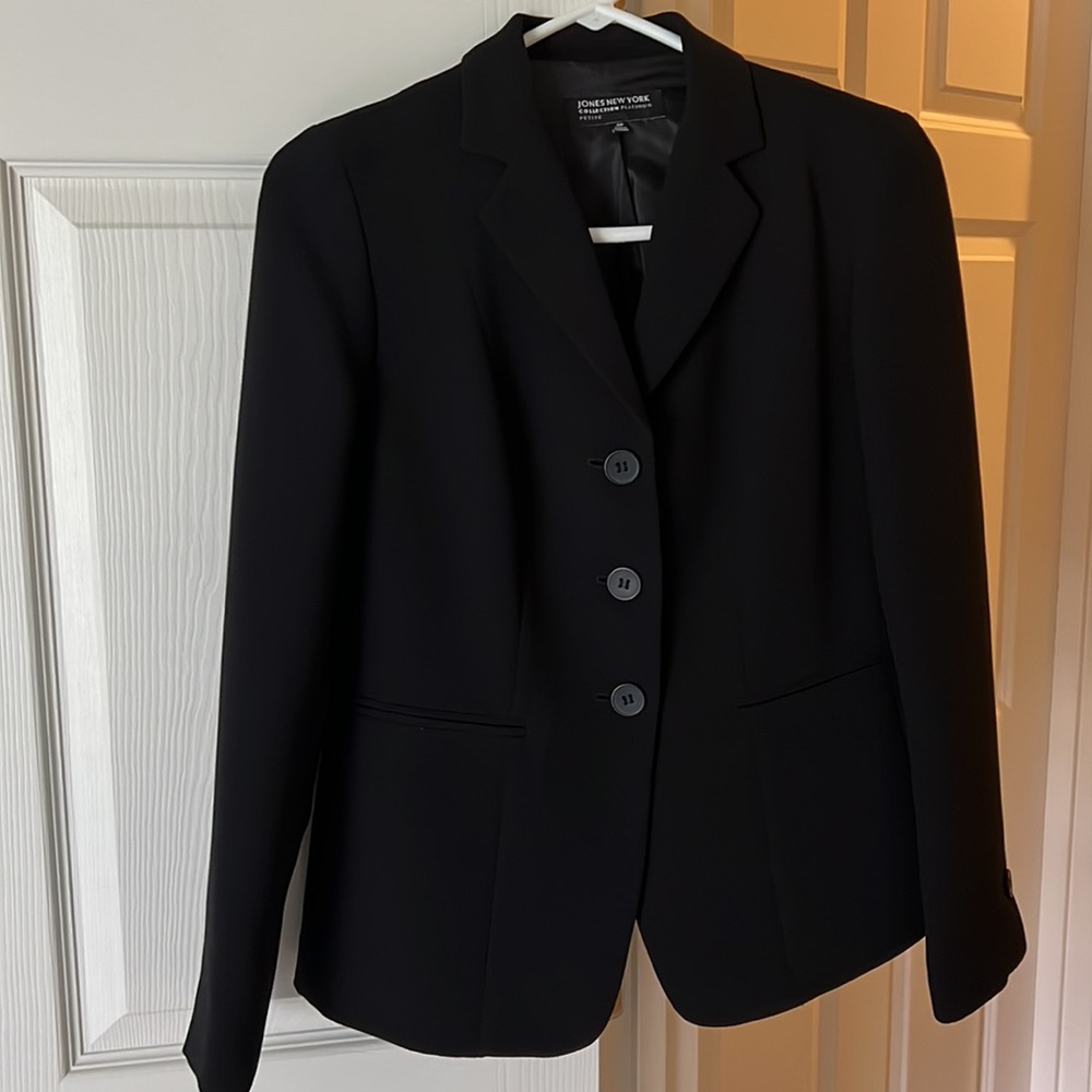 Jones New York Platinum Collection Petite 2 Piece Women’s Suit 4P 2P